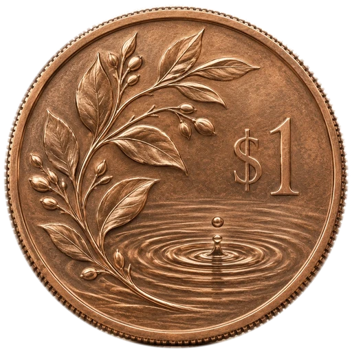 Seed wishing coin